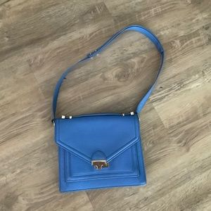 Loeffler randall Rider Bag in a beautiful blue color